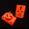 Universal Travel Adapter Multi Power Plug Socket - Mobile Multi Plug- Multi Shoe Adapter 3 Pin & 2 Sockets ABS Quality. 