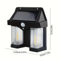 Outdoor Solar Motion Sensor Wall Light Waterproof LED Security Lamp for Home Garden Garage Fence. 