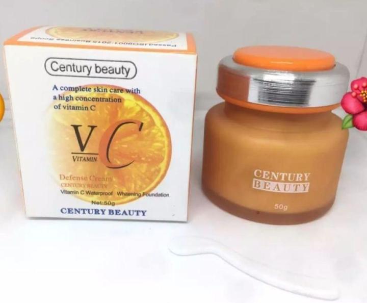Century Beauty V C Waterproof Whitening Foundation Cream