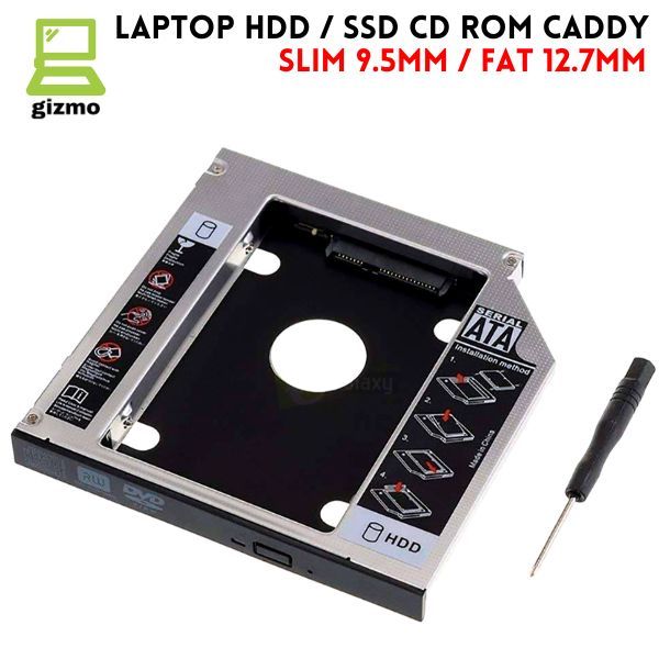 Hard Disk Case Caddy SATA HDD/SSD Caddy 2.5" For Laptop Caddy Slim