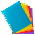 File Seperator Plastic  (1 to 10 sheets) - (Pack of 3 sets). 