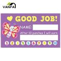 Punch Cards Motivational Cartoon Animals Reward Cards Child Toy. 