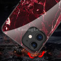 For Honor X6A case Fashion Marble Tempered Glass Protector Soft Frame Silicon Cover For Honor X6A Back Cover Phone Cases. 