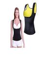 Cami Hot Shaper For Women - Black & Yellow. 