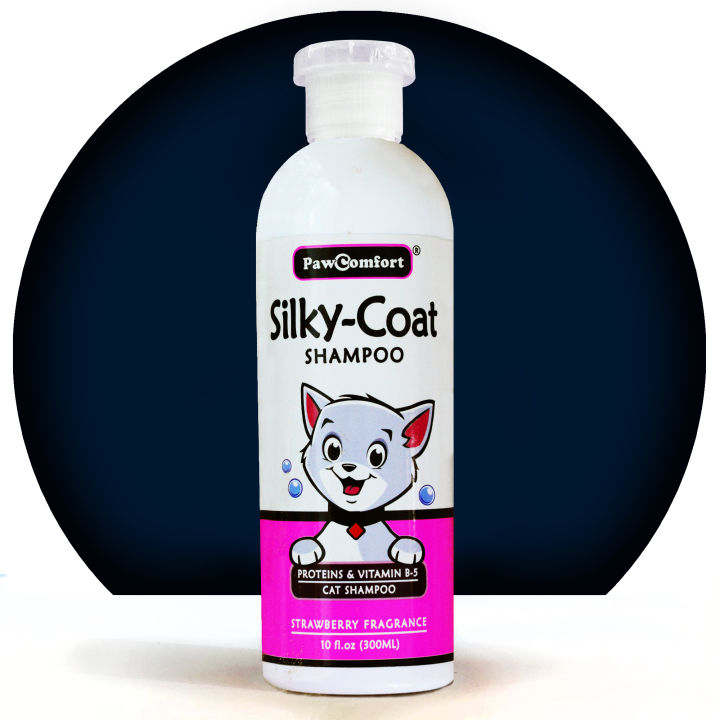 PawComfort%20Silky%20Coat%20Conditioning%20Shampoo%20for%20cats%20-%20Improved%20formula%20-%20Makes%20coat%20silky%20&%20shiny,%20New%20Packing%20-%20Image%202