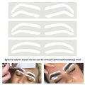 2024 Disposable Eyebrow Design Stencil Eyebrow Tint Airbrush Auxiliary Sticker for Brows Shaping with Single EyebrowsType Option. 