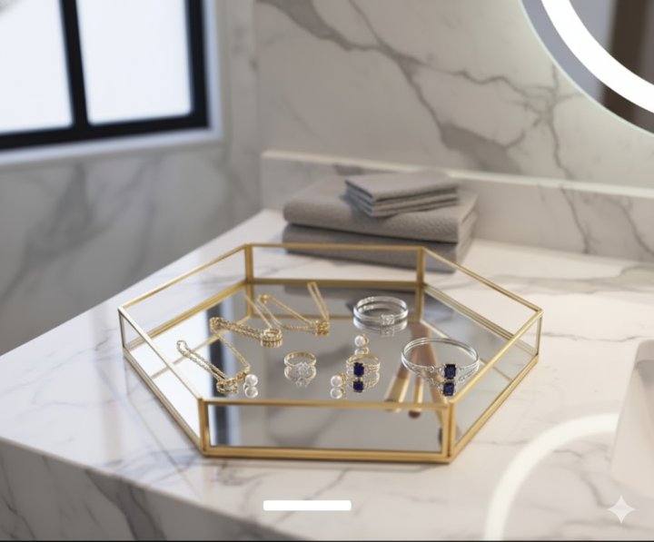 Hexagonal%20Glass/Mirror%20Tray%20for%20serving%20-%20Image%205