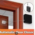 Punch-free Automatic Door Closer Closing Sliding Latch No Punching Automatic Door Lock Sliding Doors Stickers Home Closers 1000g. 