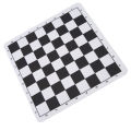 International Chess Mouse Pad Wear Resistant Tear Proof PU Leather Chess Board Easy To Clean for Computer. 
