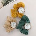 ins style creative ribbon watch hair band personality fashion junior high school students quartz watch factory direct sale stock. 