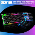 Yilima Gaming Keyboard Semi Mechanical RGB Backlight Premium Quality Keyboard With RGB Gaming Mouse Combo Pack. 