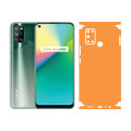 Back Paper For Realme 7i Lamination Anti-Stain 1080 Light Orange Sheet Wrap Cover. 