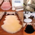 New Washable Long Hair Carpet Fluffy Shaggy Floor Protection Sheepskin Rug Soft Rugs Bedroom Mats Faux Fur. 