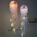 Adjustable Jellyfish Lamp Versatile Colorful Portable Starfish Hanging -Saving Creative Bedside Atmosphere Light For Bedroom. 