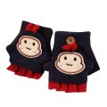 1-5 Years 1-5 Years Knitted Kids Half Finger Mitten Gloves Flip Cover Mittens. 