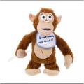 Electronic toy funny banana crying monkey stuffed toy gift for baby. 