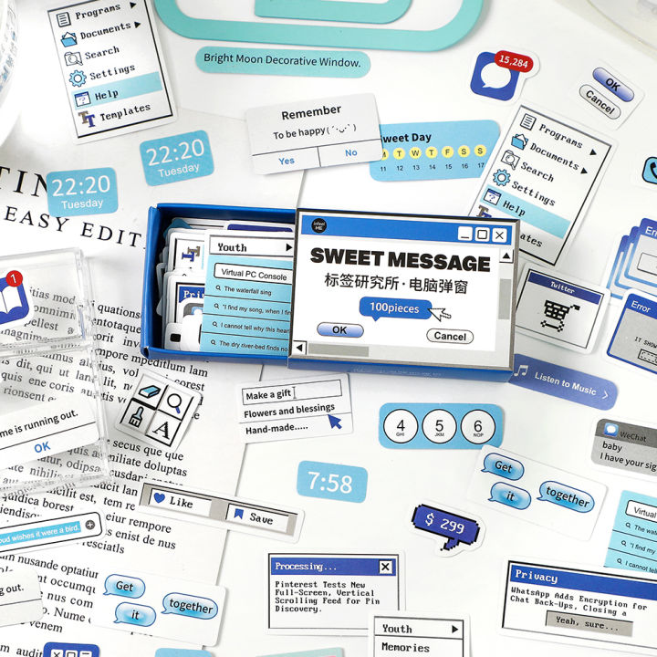 Panda%20Online%20Small%20Box%20Self-Adhesive%20Sticker%20Package%20Label%20Institute%20Series%20of%20Creative%20Pattern%20Hand%20Curtain%20Stickers%20-%20Image%206