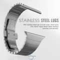 Stainless Steel strap Link Bracelet Band For Apple Watch Series 7 SE 6 5 4 3 38mm 40mm 41mm 42mm 44mm 45mm For Apple watch 6 5 WatchBand Strap Replacement. 