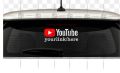 Youtube Logo Sticker and customize your Channel name for  car. 