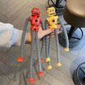 New Telecopic uction Cup Robot Toy Funny Pop Tube tre Relief enory Toy For Toddler Gift. 