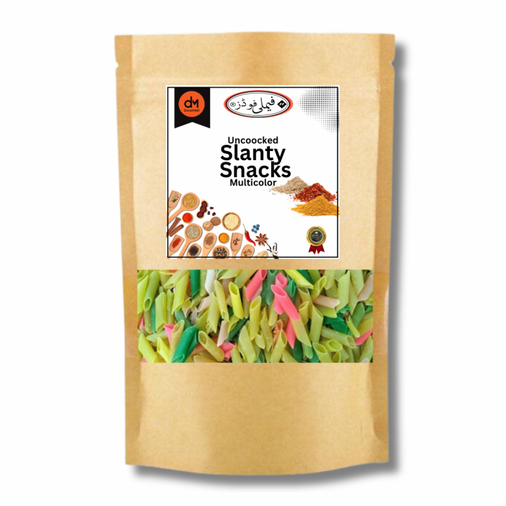 Long Slanty Crackers_Snaks (uncooked) - Multicolor Snacks - 500 Grams