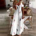 Party Dress Loose Cut-out Long Dress. 