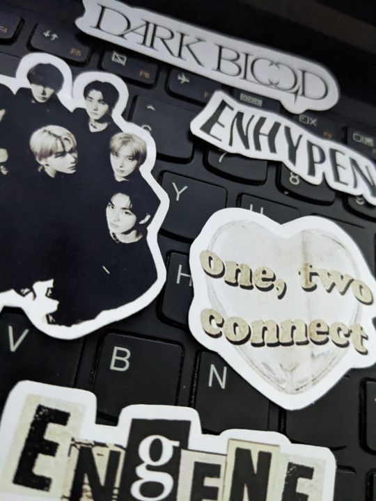 25 pcs ENHYPEN sticker pack based on park suung hoon, niki, jay, sunoo, heesung, jungwong, jake ideal for journaling, guitars, diaries, skateboards korean kpop idols music trendy aesthetic