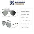 MENSPE Foldable Sunglasses Photochromic Sunglasses Driving Men Women Polarized Glasses Fishing Shopping Goggles Anti-glare Sun Glasses  UV Protection Chic Retro Sun glasses. 