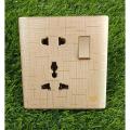 XP SWITCHES & SOCKETS (LIGHT PLUG MULTI-FUNCTION) BOARD GOLD SERIES CHINA SHEET. 