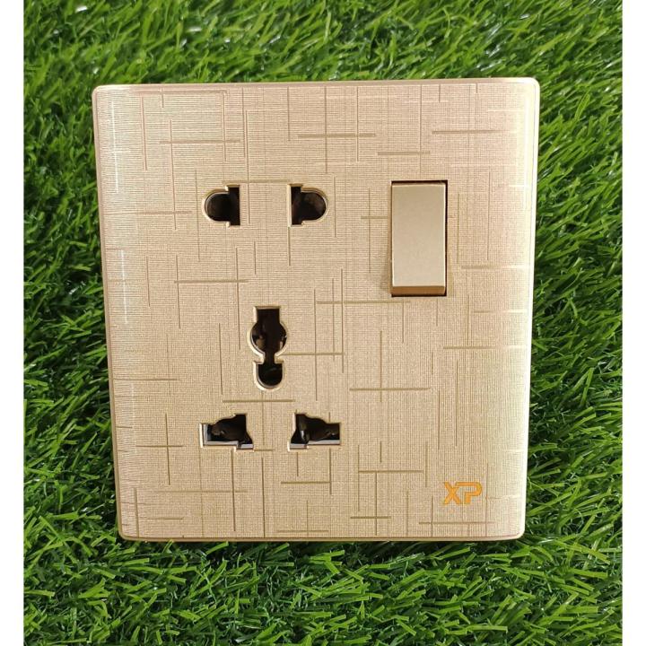 XP SWITCHES & SOCKETS (LIGHT PLUG MULTI-FUNCTION) BOARD GOLD SERIES CHINA SHEET