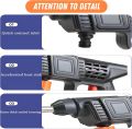 48V High Pressure Water Gun with Nozzles - Water Pressure Gun Set - Pressure Washer Gun - Car Cleaning Kit with Snow Foam Lance, Cannon Foam Blaster, Pressure Washer Nozzle Tip, And Jet Wash Gun. 