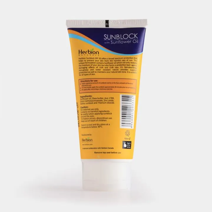 Herbion%20Natural%20Sun%20Block%20SPF%2050%20%7C%20Natural%20Sun%20Block%20Free%20From%20White%20Cast%20%7C%20100ml%20-%20Image%202