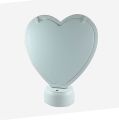 Heart shape Magic Mirror Photo Frame with LED light | a unique gift for happy birthday , wedding anniversary , bridal shower, baby shower etc. 