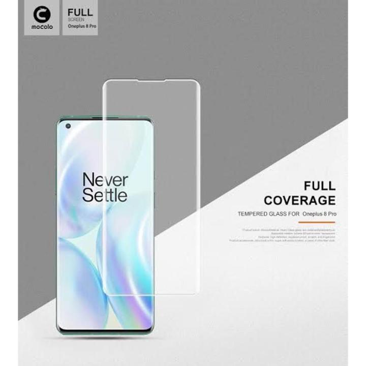 OnePlus 8 pro Full Coverage UV Screen Protector Tempered Glass Film