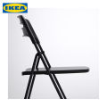 IKEA NISSE Folding Chair, Black / White. 