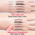 Four-corner Refill Eyebrow Pencil(Kemelo) Clear Lines Waterproof and Sweat-proof Good Painting Cosmetics Makeup Free Shipping. 