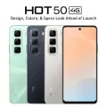 Infinix Hot 50 8/128, 6.78" FHD+ 120Hz Display, 50MP Camera, 5000mAh Battery with 18W Fast Charge, MediaTek Helio G100, XOS 14.5 Android 14 – Sleek Black / Sage Green / Titanium Grey. 