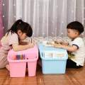 Study And Drawing Table For Kids Children Portable Multipurpose Plastic Table for Kids and Adult 2 in 1 Study Mini Drawing ,Computer and Laptop Table Desk With Storage Box. 