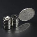2 PC's NdFeb N35 8*3-3mm Round Countersunk Ring Magnet Rare Earth Magnet 8mm. 