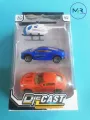 One pack of 3 Toys for kids - 1 Helicopter Toy + 2 Cars Toys. 