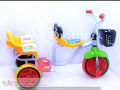 Baby Tricycle Double Seat Made with Durable Foam Tyre  and Fiber Seat. 