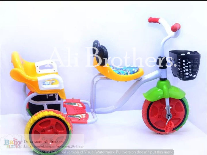 Baby%20Tricycle%20Double%20Seat%20Made%20with%20Durable%20Foam%20Tyre%20%20and%20Fiber%20Seat%20-%20Image%203
