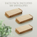 mall Craft Envelopes | Mini Brown Kraft Paper Pouches for Jewelry, Seeds, Coins & Gift Packaging – Eco Friendly 50pcs. 