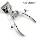 Portable Hand Manual Hair Clippers Hair Trimmer Cutter Stainless Steel Barber Hair Scissor Tool For Men Hair Care. 