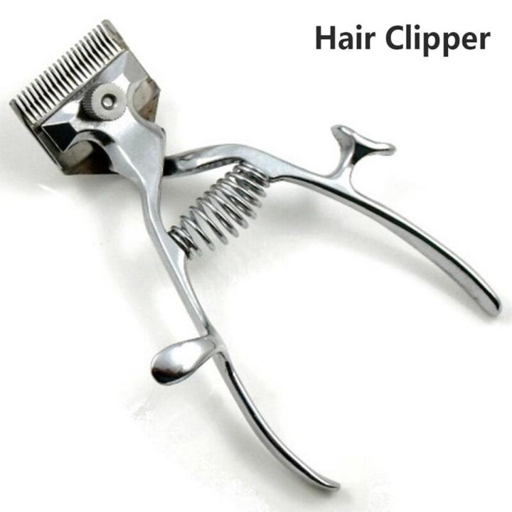 Portable Hand Manual Hair Clippers Hair Trimmer Cutter Stainless Steel Barber Hair Scissor Tool For Men Hair Care