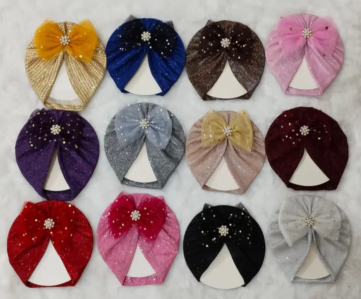 Pack%20Of%208%20Turban%20Baby%20Girl%20Caps%20Bow%20Headband%20Stylish%20Caps%20-%20Image%207