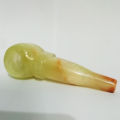 Onyx Stone Pipe,  Antique 4 inch Usable SmokePipe and Decor Item. 