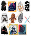 10 Pcs Star Wars Stickers Pack For Laptop,Desk, Notebook and  Mobile covers DIY Stickers - JangoMango Store. 