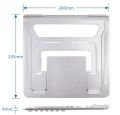 Pure Aluminum Adjustable High Quality Laptop Stand Compatible with 17" inches Laptop (Not  Mix alloy metal). 