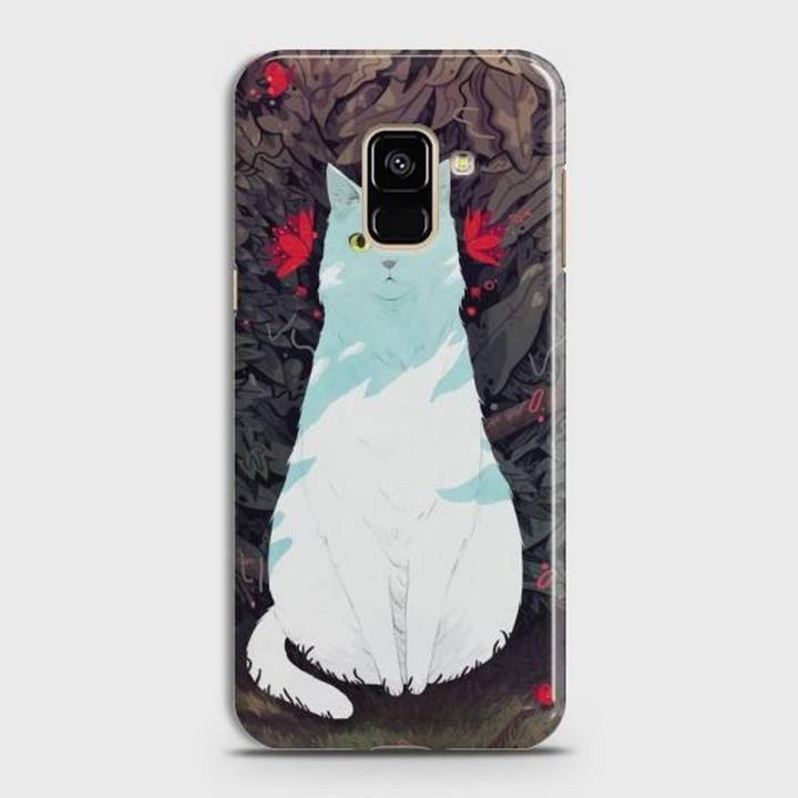 Samsung A6 (2018) Cover - SkinLee HQ Hard Case - Forest Cat - SKINLEE-532-1-330-172